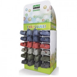 SACCUCCIOLO MINI TRAMA ASSORTITA JEANS