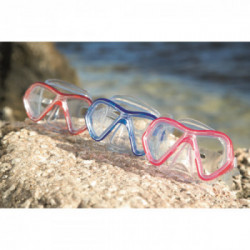 Bestway 22048 maschera per immersioni Policarbonato Rosa, Blu, Rosso, Trasparente Bambino