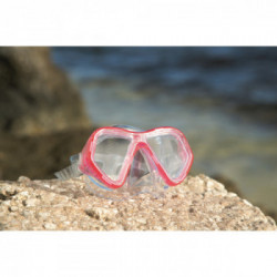 Bestway 22048 maschera per immersioni Policarbonato Rosa, Blu, Rosso, Trasparente Bambino