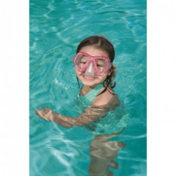 Bestway 22048 maschera per immersioni Policarbonato Rosa, Blu, Rosso, Trasparente Bambino