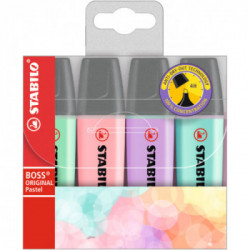STABILO Boss Original Pastel evidenziatore 4 pezzo(i) Multicolore