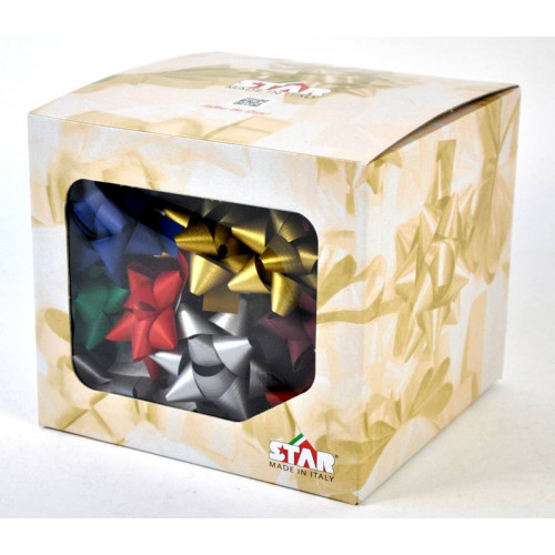 CONFEZIONE 40 STELLE 19MM OPACHE ASSORTITE