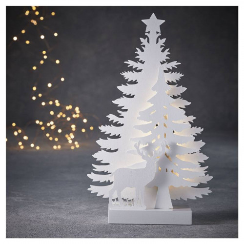 DECORAZIONE ALBERO DI NATALE CON LED A LUCE...