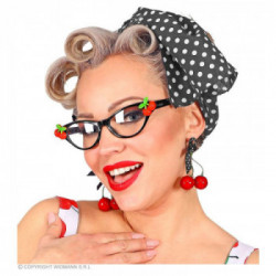 WIDMANN 50S Cherry Set (Occhiali, Orecchini, Foulard)