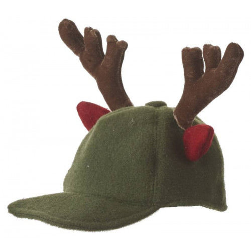 CAPPELLO CON CORNA RENNA VERDE