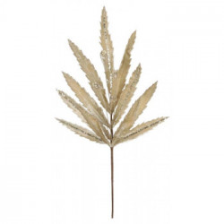 ramo foglie color crema