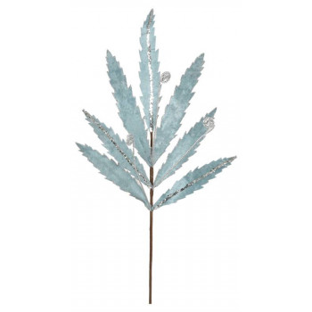 ramo foglie colore blu