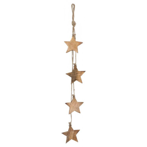 decorazione da appendere con stelle oro