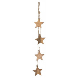 decorazione da appendere con stelle oro