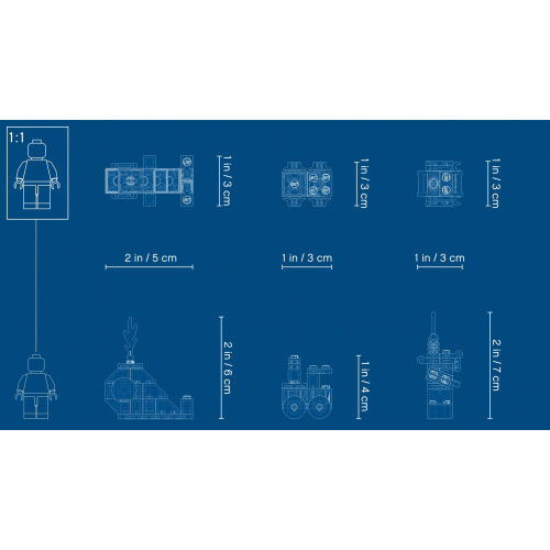 LEGO Classic Mattoncini blu creativi - 11006