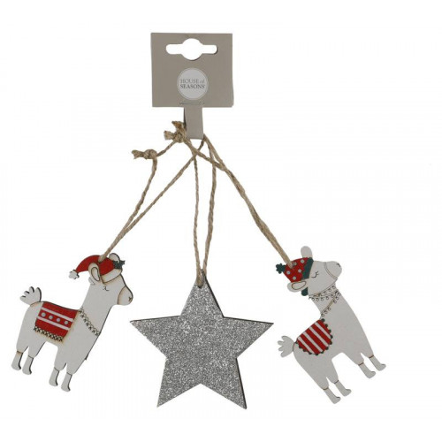 decorazione da appendere lama bianco e argento...
