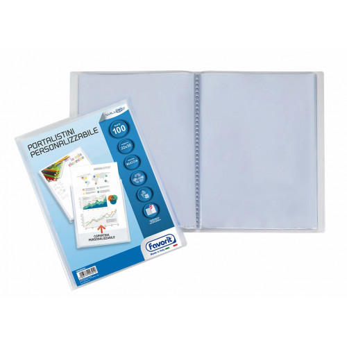 Favorit 100460333 cartella A4 Polipropilene...