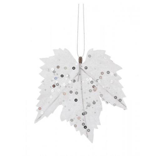 confezione 6 pezzi foglia d'acero bianco