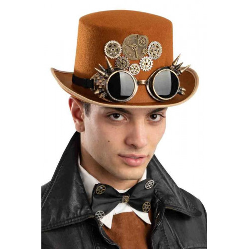 Carnival Toys Cilindro Marrone Steampunk In...