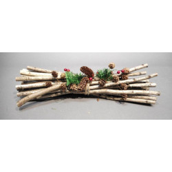 FASCINA LEGNI C/PIGNE 48CM