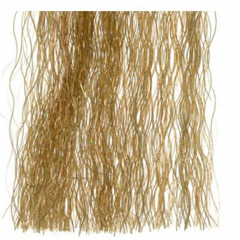 FRANGIA A ONDE COLORE ORO...