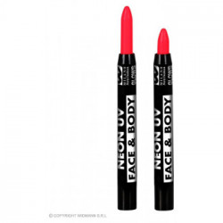 WIDMANN Set Da 6 Matite Trucco Fluorescenti In Scatola Con Finestra (2 Rosa Fluo, 1 Giallo, 1 Arancione, 1 Verde, 1 Blu) - 21 Ml