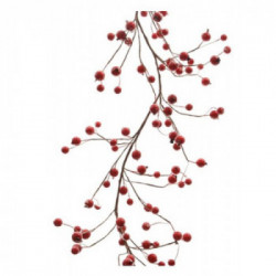 ghirlanda con bacche in plastica