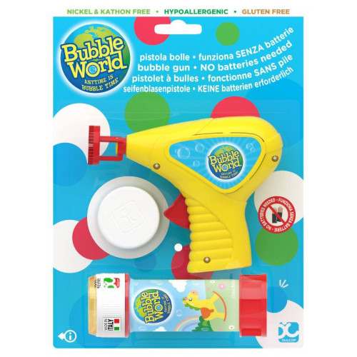 pistola sparabolle piccola con flacone 60ml