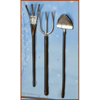 Attrezzi contadino cm. 10