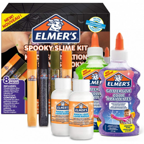 Elmer's - Kit Slime Spooky con Colla...