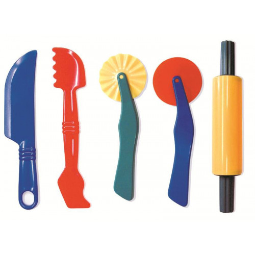 SET 5 ACCESSORI PER PASTA MODELLABILE