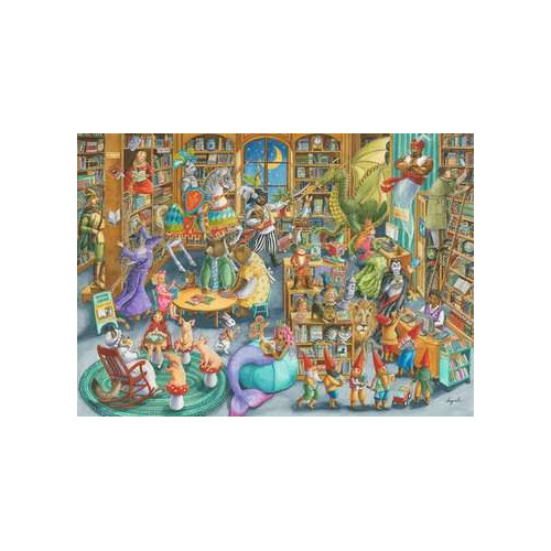Ravensburger Midnight in the Library Puzzle di...
