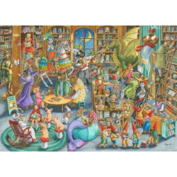Ravensburger Midnight in the Library Puzzle di contorno 1000 pezzo(i)