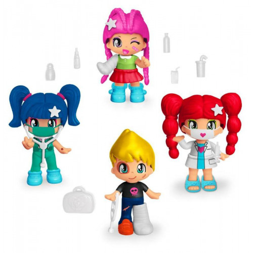 Bambola Famosa 700016650 Pinypon 4 pz Medical Set