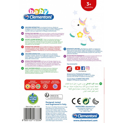 Clementoni Unicorno Interattivo