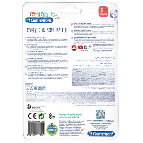 Clementoni Morbido Cagnolino Sonaglino