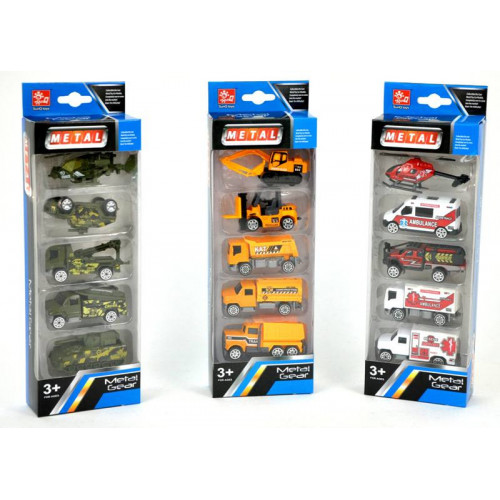 BLISTER 5 CAMIONCINI DIE CAST - ASSORTITI