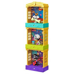 101D Cagnolini Personaggi con Casetta Ass.to