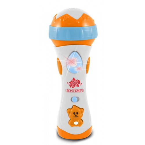 Microfono karaoke 10 brani preregistrati,...