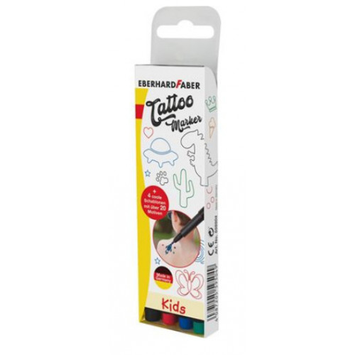 Eberhard Faber 559504 kit tatuaggio temporaneo