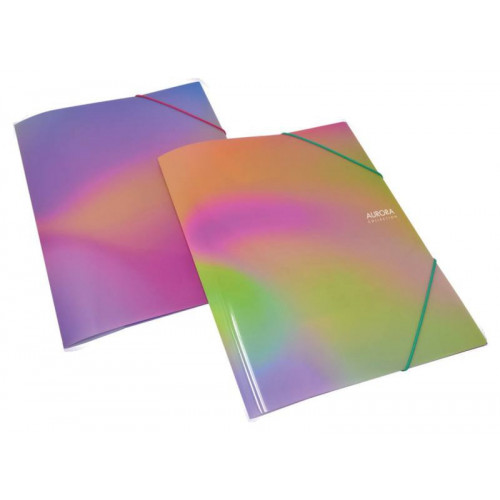 CARTELLINA 3 LEMBI CON ELASTICO AURORA