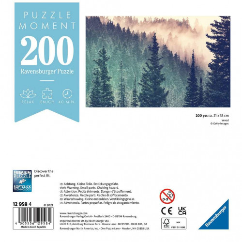 Ravensburger Wood Puzzle 200 pz