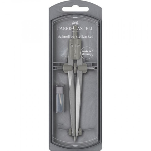 Faber-Castell 174510 compasso Acciaio satinato,...