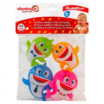 GLOBO Gommolosi Squalo 4Pz