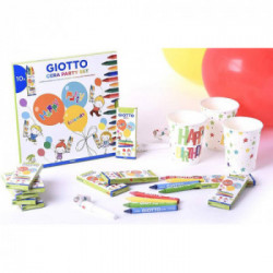 GIOTTO PARTY SET CERA - CONFEZIONE DA 10 BLISTER CERA PER GIOCARE TUTTI INSIEME