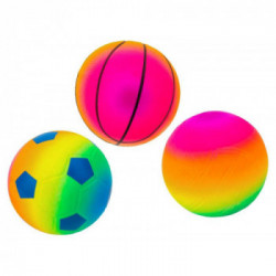 GLOBO Palle Basket/Calcio/Pallav 10Cm Diametro 3Pz Gonfie 105Gr
