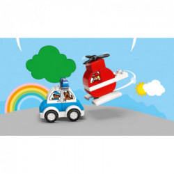 Lego Duplo 10957 - Elicottero antincendio e Auto della Polizia