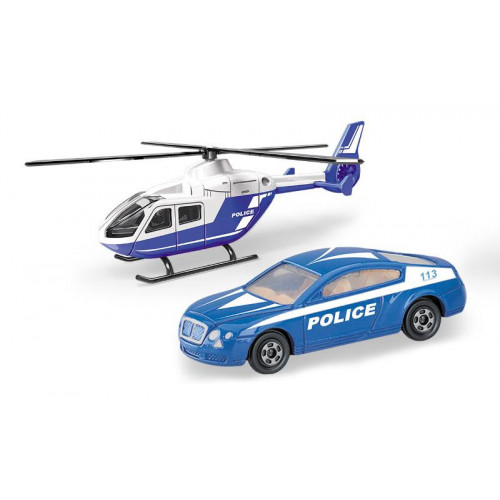 MONDO Gift Set Elicottero Con Auto Forze...