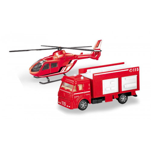 MONDO Gift Set Elicottero Con Auto Forze...