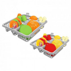 SCOLAPIATTI C/ACCESSORI CUCINA 14PZ 2COL
