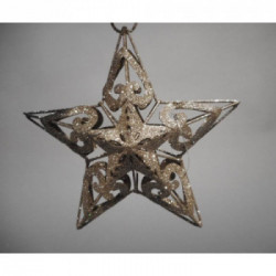 STELLA METALLO APP.ORO H.15CM