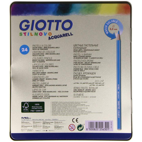 Giotto 256300 - Stilnovo, Acquerelli Pastelli,...