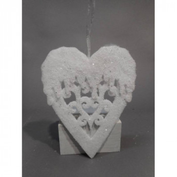 CUORE BIANCO APPEND. 31CM