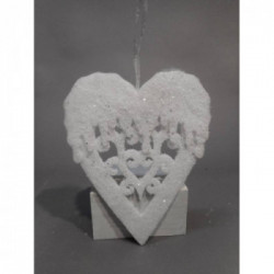 CUORE BIANCO APPEND. 31CM