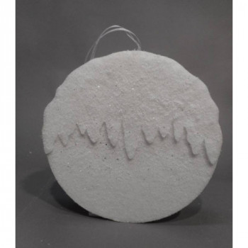 CERCHIO BIANCO OVATTA D.42CM